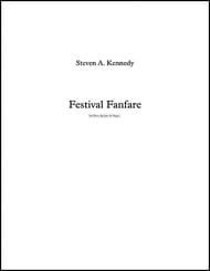 Festival Fanfare Organ sheet music cover Thumbnail